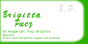 brigitta pucz business card